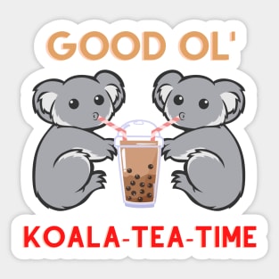 Good Ol' Koala tea time Sticker